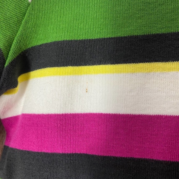 Vtg 2010 Gymboree MERRY & BRIGHT Striped Long Sleeve Shirt Top 12 NWT Flaw - Picture 3 of 4